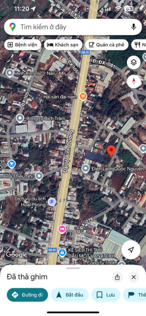 Đất Định Hoà-TP.TDM đường oto gần ql13 vị trí đẹp dân đông giá êm