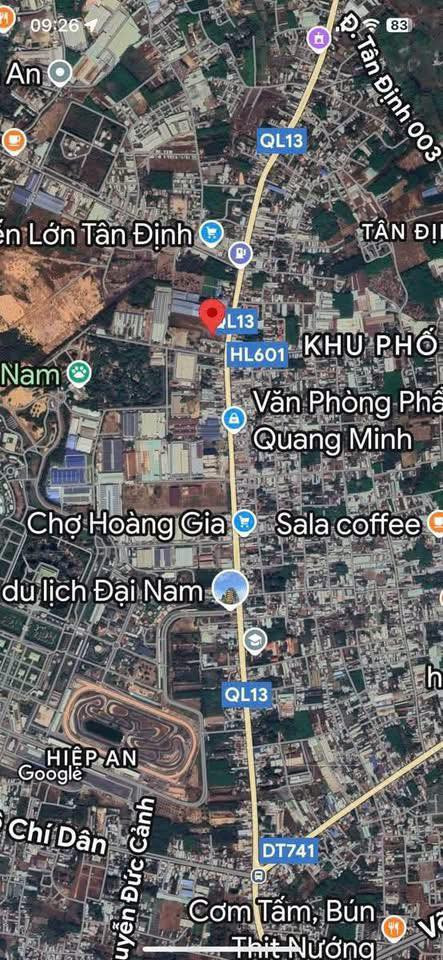 GIẢM SỐC 30 TỶ Đất MT QL13 Tân Định Bến Cát: 16,000M2 thổ cư 500m2