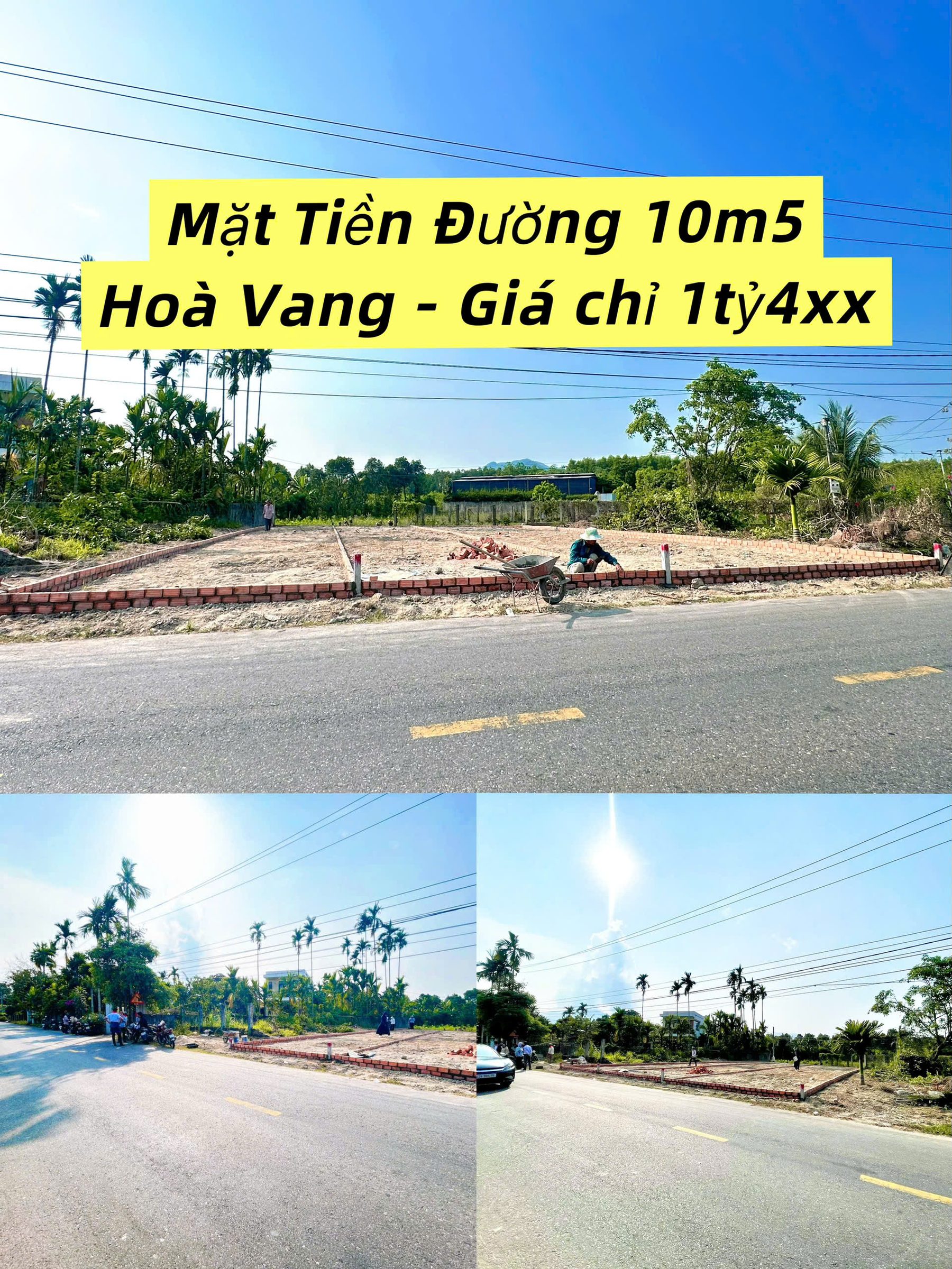 ĐẤT 2 MẶT TIỀN ĐƯỜNG 10M5 – HOÀ VANG