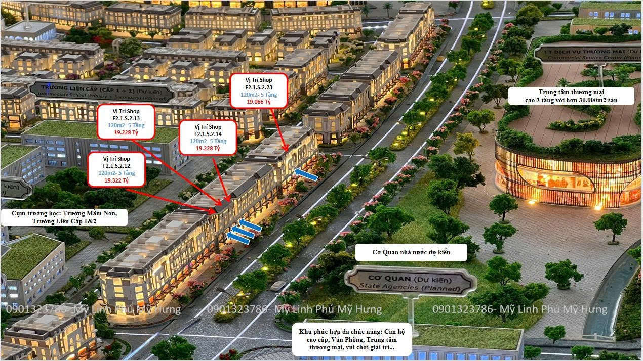SHOPHOUSE HỒNG HẠC CITY PHÚ MỸ HƯNG BẮC NINH, 5 TẦNG, 700M2, 19 TỶ, SỔ HỒNG LÂU DÀI. XEM NGAY 0901323786