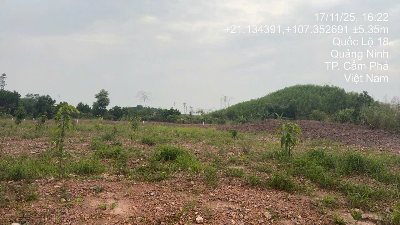 CHÍNh CHỦ CẦN BÁN NHANH ĐẤT MẶT ĐƯỜNG QUỐC LỘ 18 –  XÃ MÔNG DƯƠNG, CẨM PHẢ, QUẢNG NINH