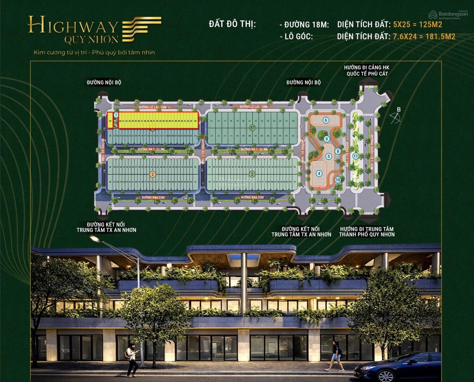 Đất nền dự án tại KĐTM Cẩm Văn, Đường Quốc Lộ 1A, Phường Nhơn Hưng, An Nhơn, Bình Định, với diện tích 125m², giá chỉ 2,8 tỷ.