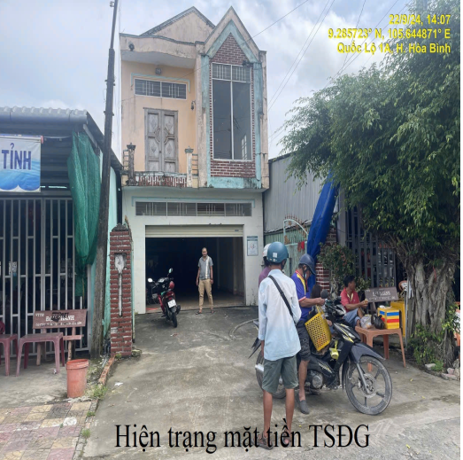 Bán Nhà MT QL1A Thị Trấn Hòa Bình, Bạc Liêu