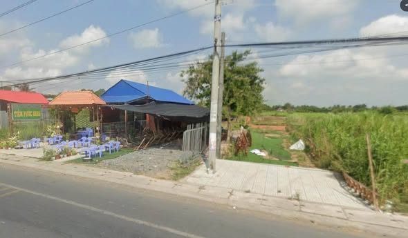 Bán đất 2 mặt tiền 191m² có sẵn 116m² thổ cư ngang 5.5m giá 1.59 tỷ tại Đường Quốc Lộ 1A Xã Phú Quới