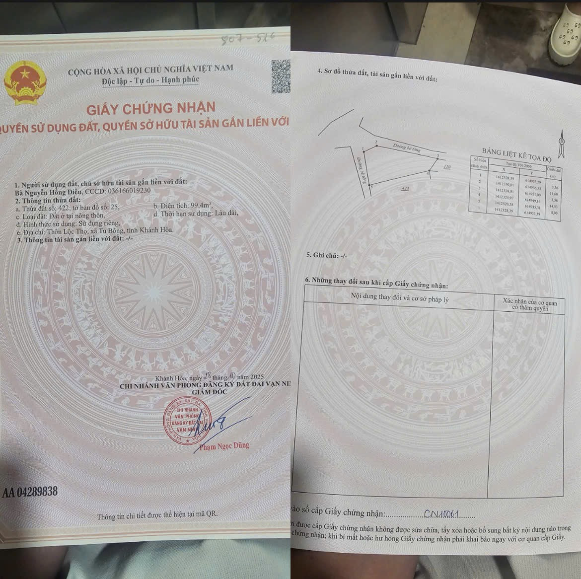 Lô đất 3 mặt tiền đường thuận tiện kinh doanh buôn bán (xã Vạn Long, Tu Bông)
