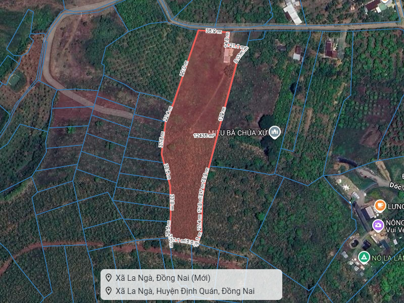 ⭐️⭐️ 1.24Ha Đất sát KDL sinh thái hồ Trị An – Quốc Lộ 20 Đồng Nai