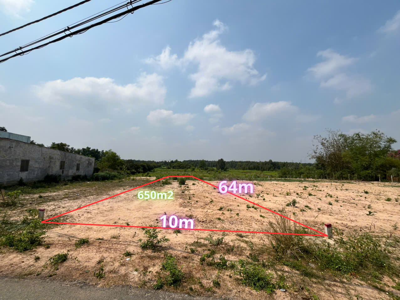 🔥 Đất Vườn 2 Mặt Tiền 650m² - Giá Chỉ 1 Tỷ 9 🔥