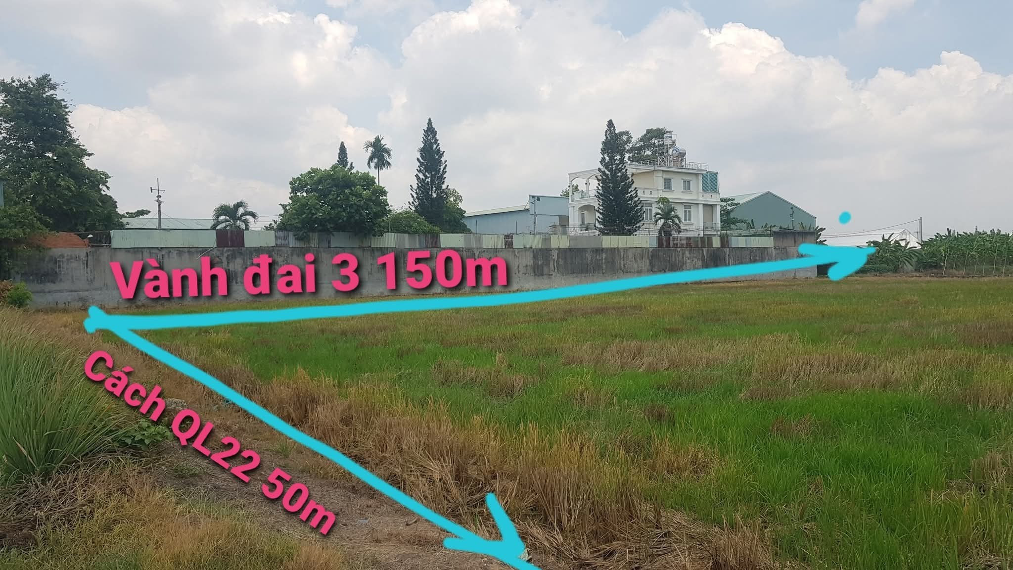 🛑 ĐẤTLỚN.COM Bán đất 6000m² ngang 55m giá 23 tỷ Xã Hóc Môn sát QL22 gần Nút giao Vành Đai 3 thuộc Tân Hiệp xã Hóc Môn gần khi VinHomes Hóc Môn