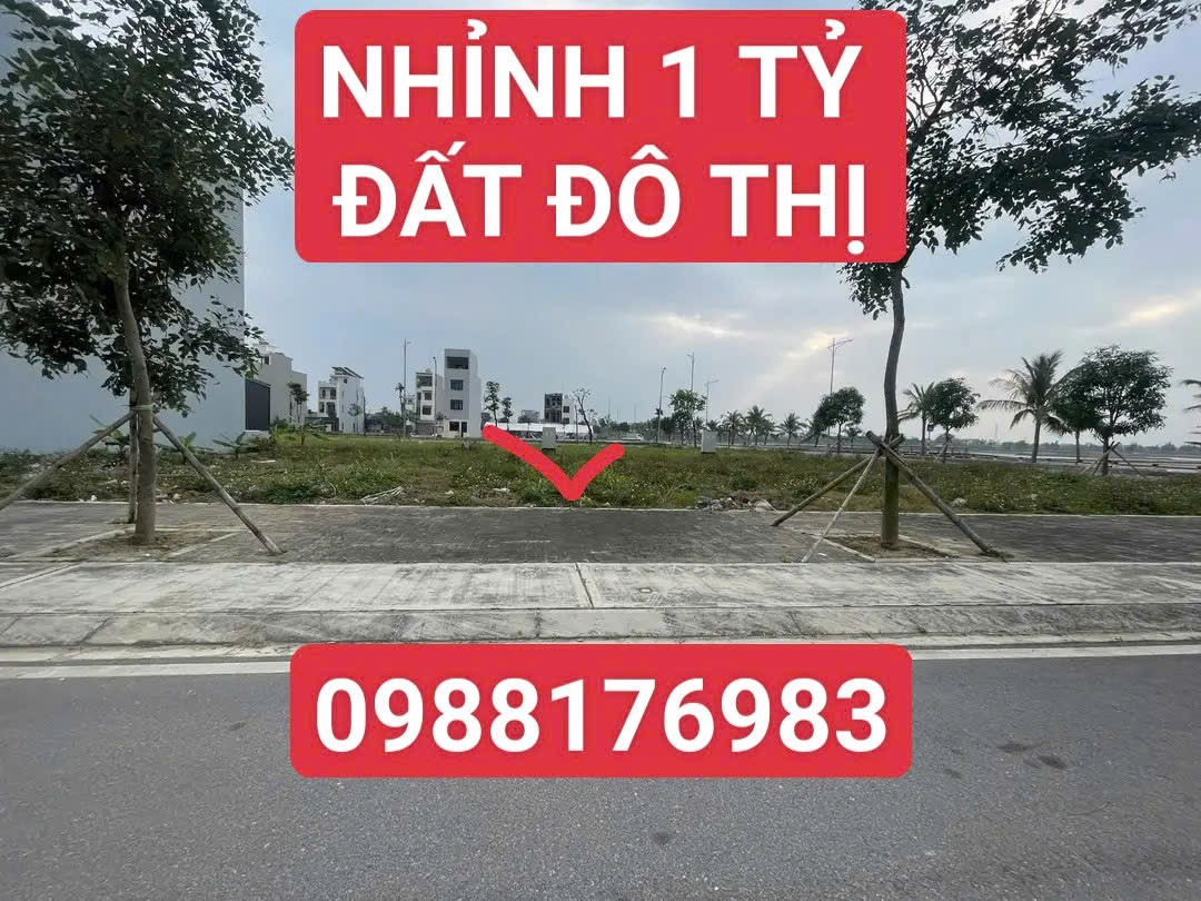 CẦN TIỀN BÁN GẤP 1 MẢNH ĐẤT ĐÔ THỊ NHỈNH 1 TỶ
