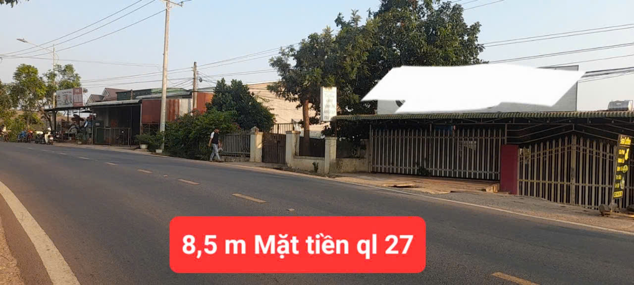 BÁN 675 m2 ĐẤT MẶT TIỀN QUỐC LỘ 27  - XÃ LIÊN HIỆP -ĐỨC TRỌNG -LÂM ĐỒNG
