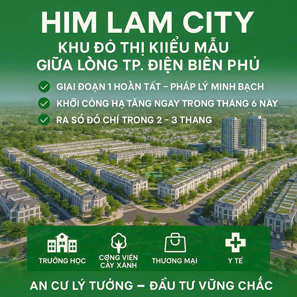Him Lam City Điện Biên Phủ Điện Biên