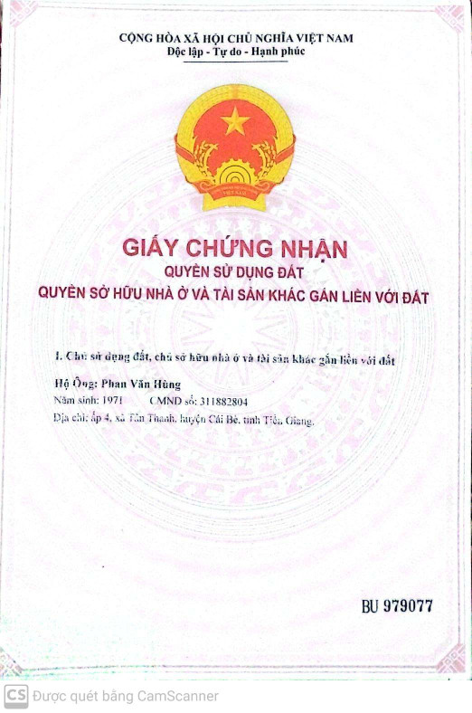 Bán đất 3121.2m² giá 4.5 tỷ Xã Thanh Hưng