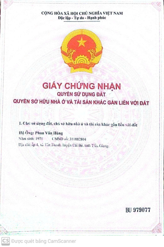 Bán đất 3121.2m² ngang 2m giá 4.5 tỷ Xã Thanh Hưng