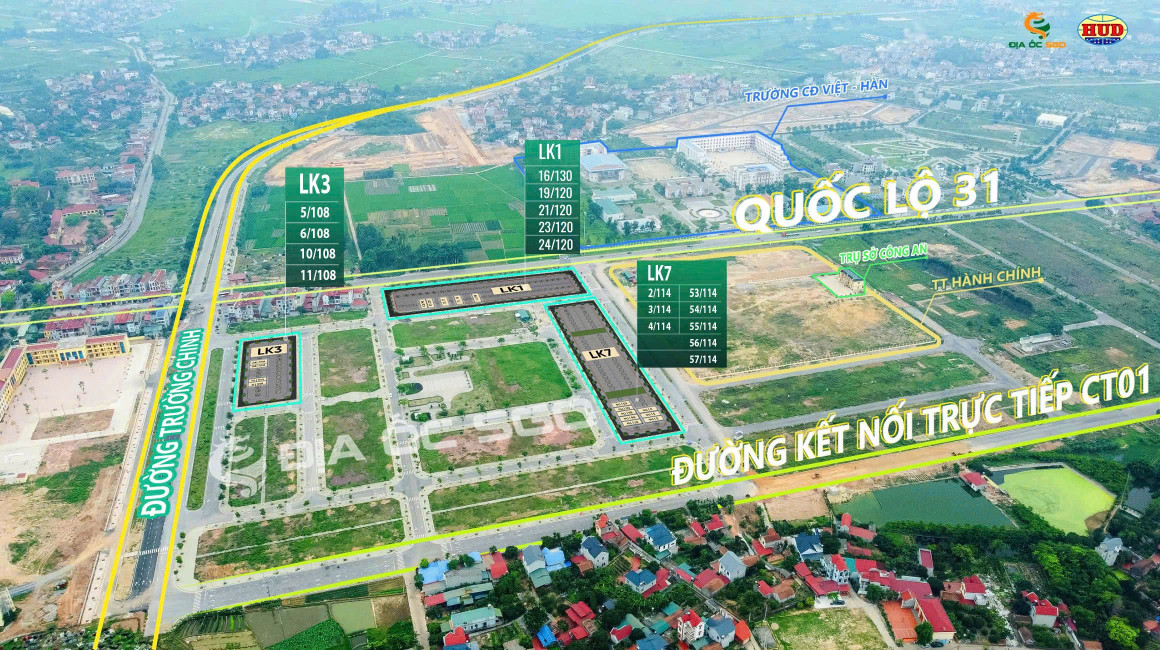 🔥ĐẤT NỀN HUD THÁI ĐÀO – CƠ HỘI VÀNG ĐẦU TƯ TẠI BẮC GIANG🔥