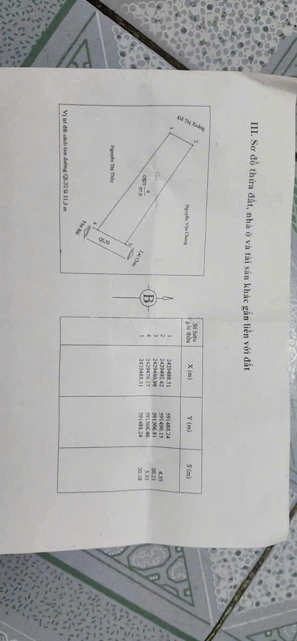 BÁN NHÀ MẶT PHỐ QL 32