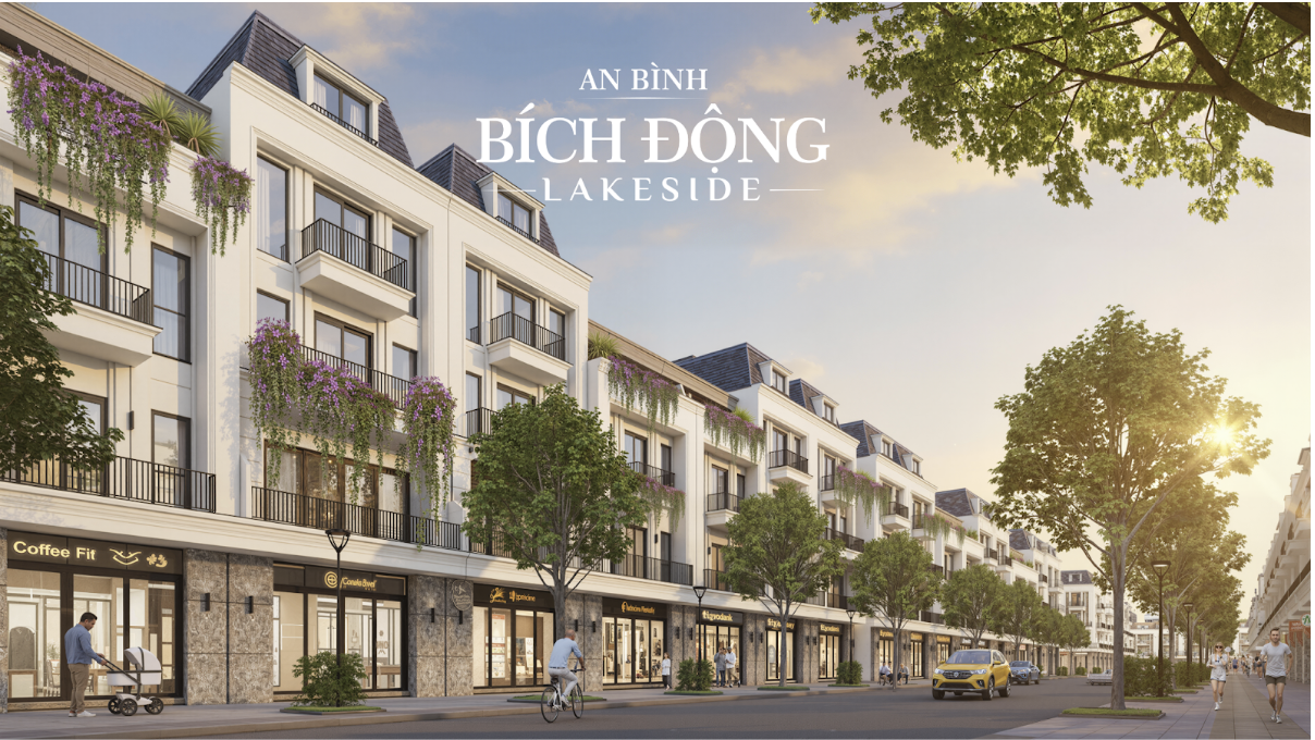 🔥 BÁN LIỀN KỀ BÍCH ĐỘNG LAKESIDE | 102M² | MT 6M | TRỤC ĐƯỜNG 22M | GIÁ 65 TRIỆU/M²