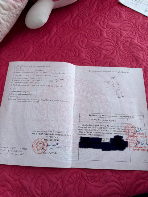 Cần Bán lô đất giáp kcn Bắc Lũng quy hoạch 1/500 0983088192