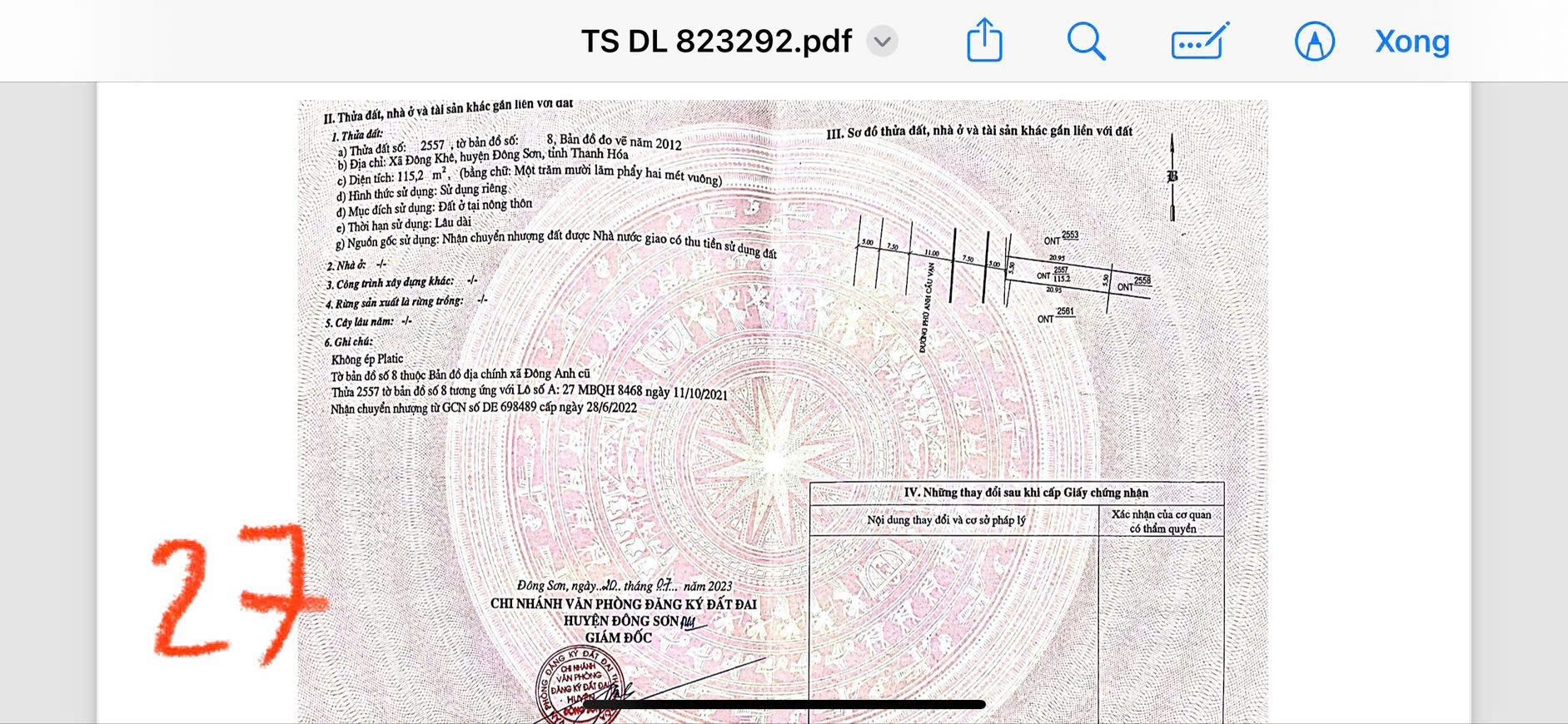 Bán Đất Siêu rẻ cặp lô 222m2 đường đôi 36m trung tâm phường Đông Sơn TP Thanh Hóa giá chỉ 3,x tỷ