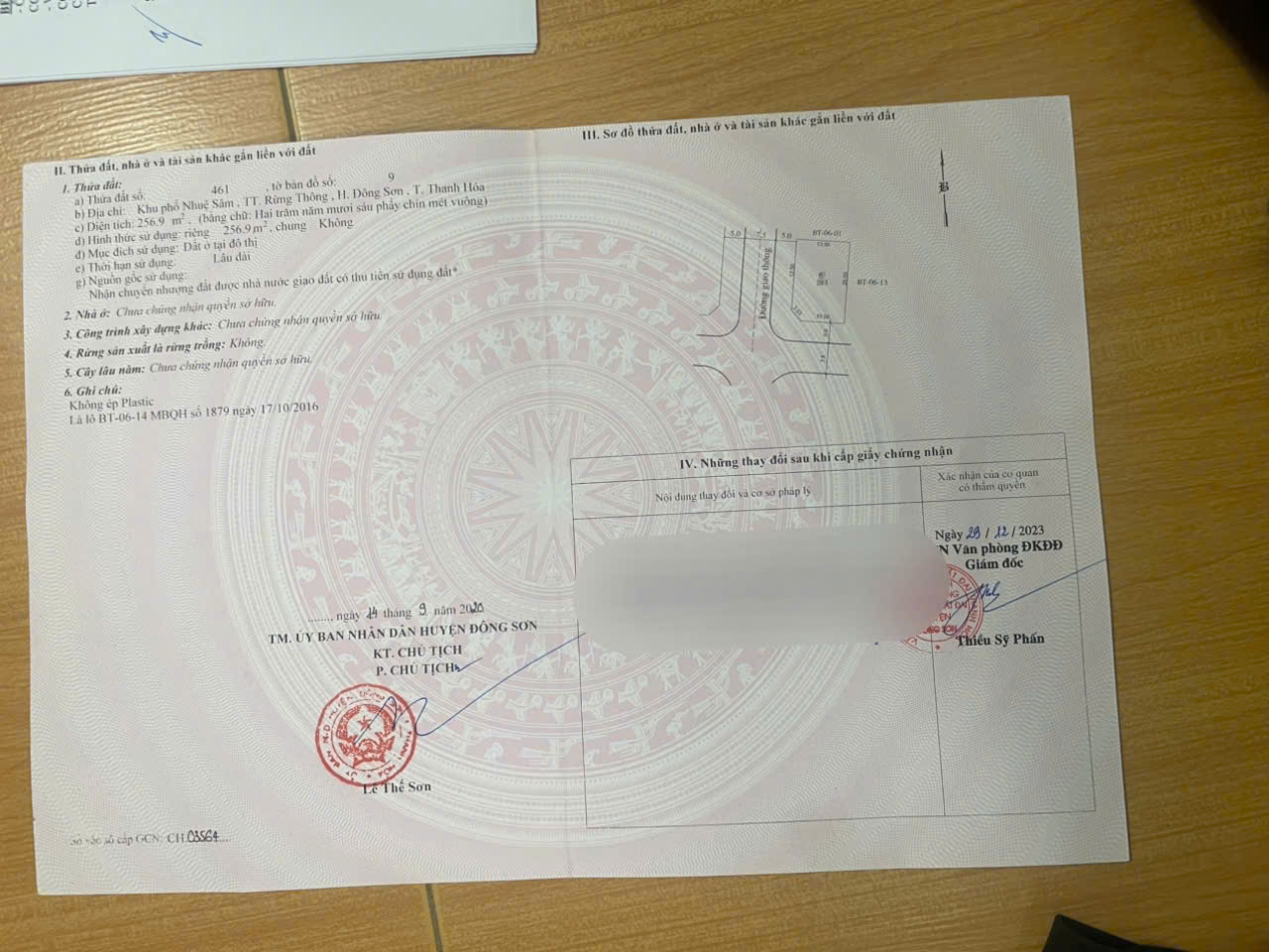 🔥 BÁN LÔ VE BIỆT THỰ – MBQH 1879 ĐÔNG SƠN, THANH HÓA 🔥