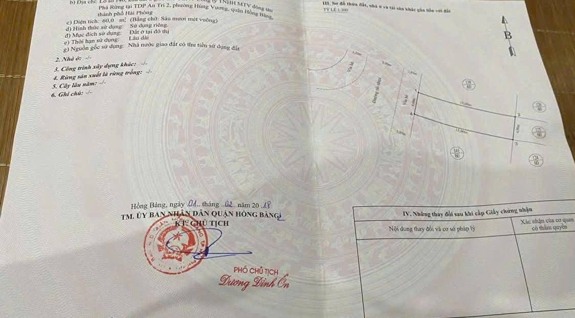Mrs Tâm Chuyên Bán đất phân lô An Trì, Hùng Vương, Hồng Bàng, Hải Phòng