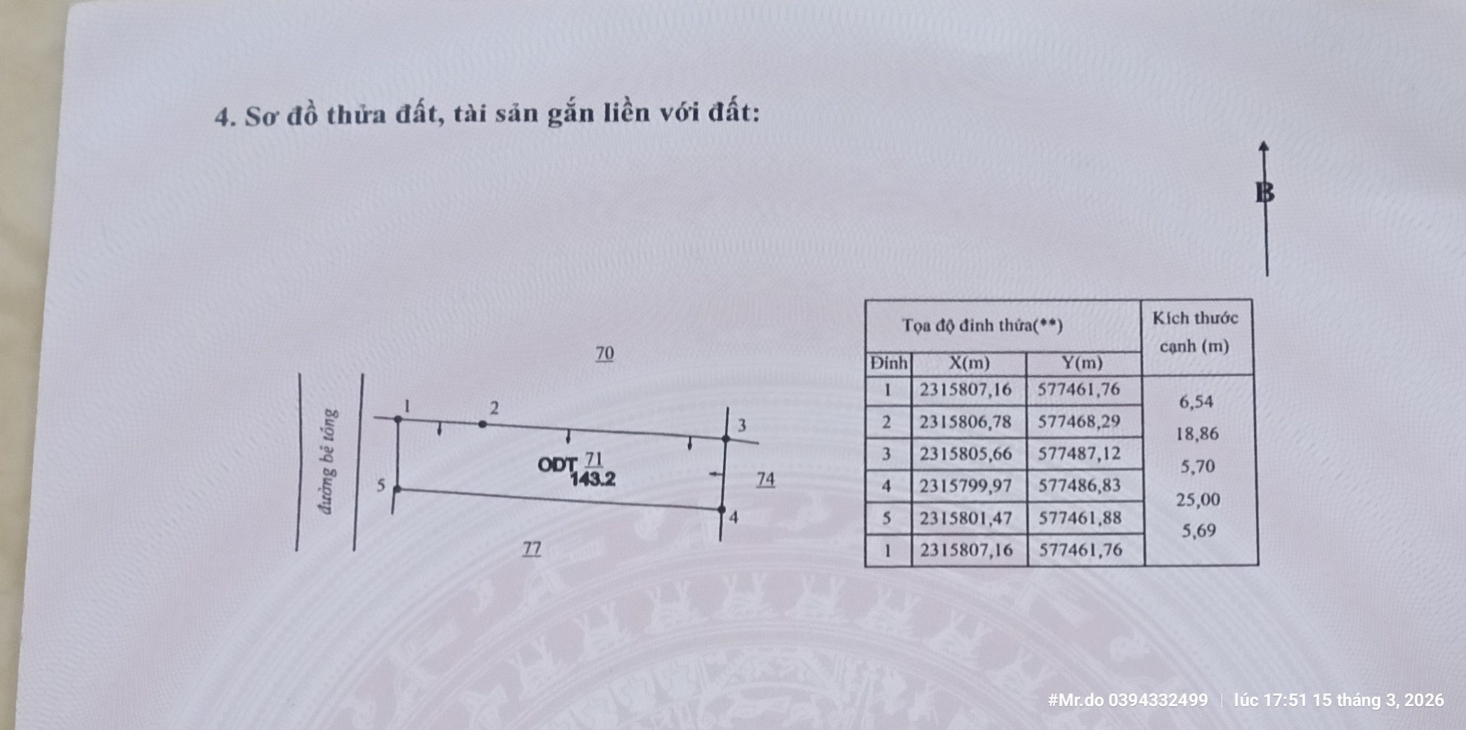 Đất nền+ nhà Tầng