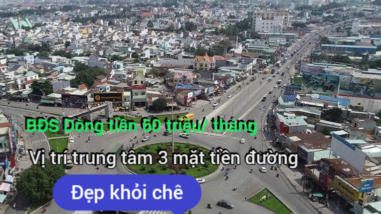 BDS Dòng tiền thu nhập 60 triệu/ tháng 3 Mặt tiền Quốc Lộ 56, có sẳn 400m2 Đất Đô Thị