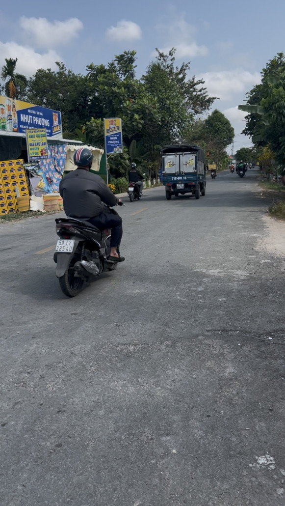 Đất 540m Có thổ cư(15*36).Mặt tiền QL57B xã Tân Phú-Châu Thành-Btre
