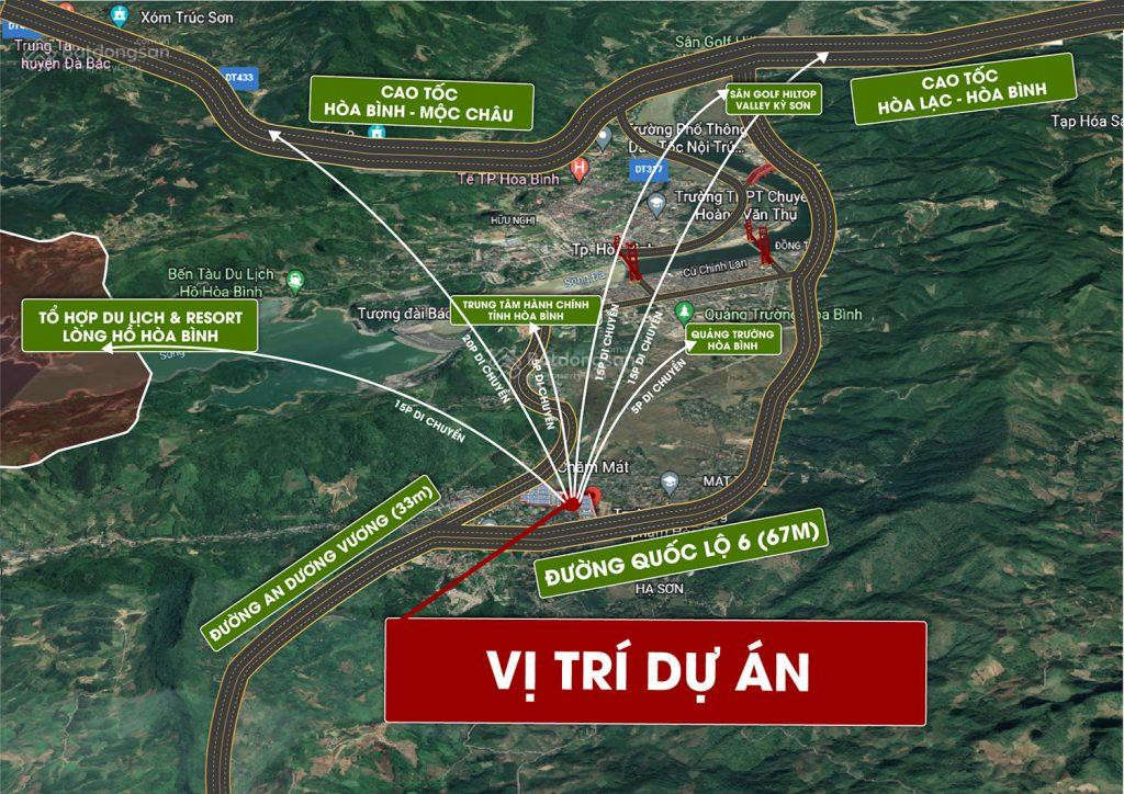 Quỹ đất nền giá đầu tư đợt 1 TP Hòa Bình. Cơ hôi x2 x3 tài sản.