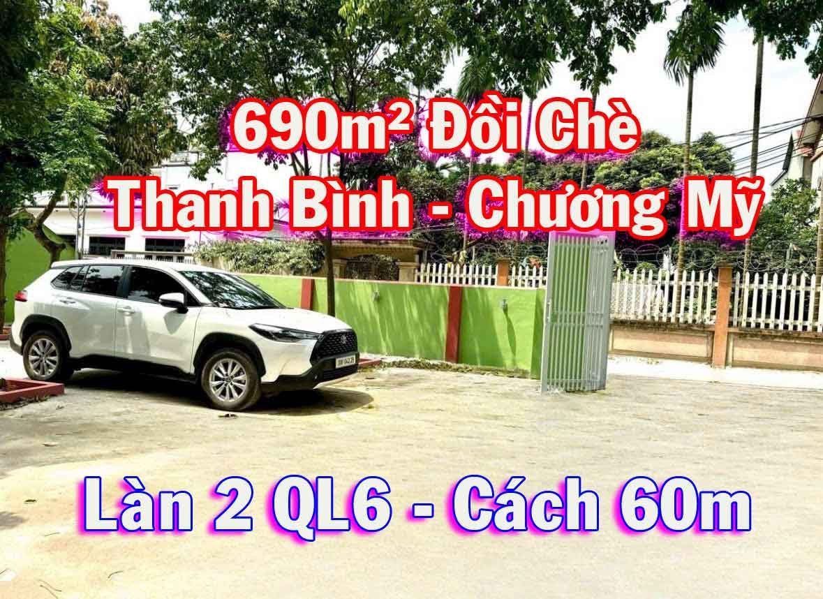 Bán Đất 690m² thổ cư 400m² giá 20 tỷ tại Đường Quốc Lộ 6A Xã Thanh Bình Huyện Chương Mỹ Hà Nội