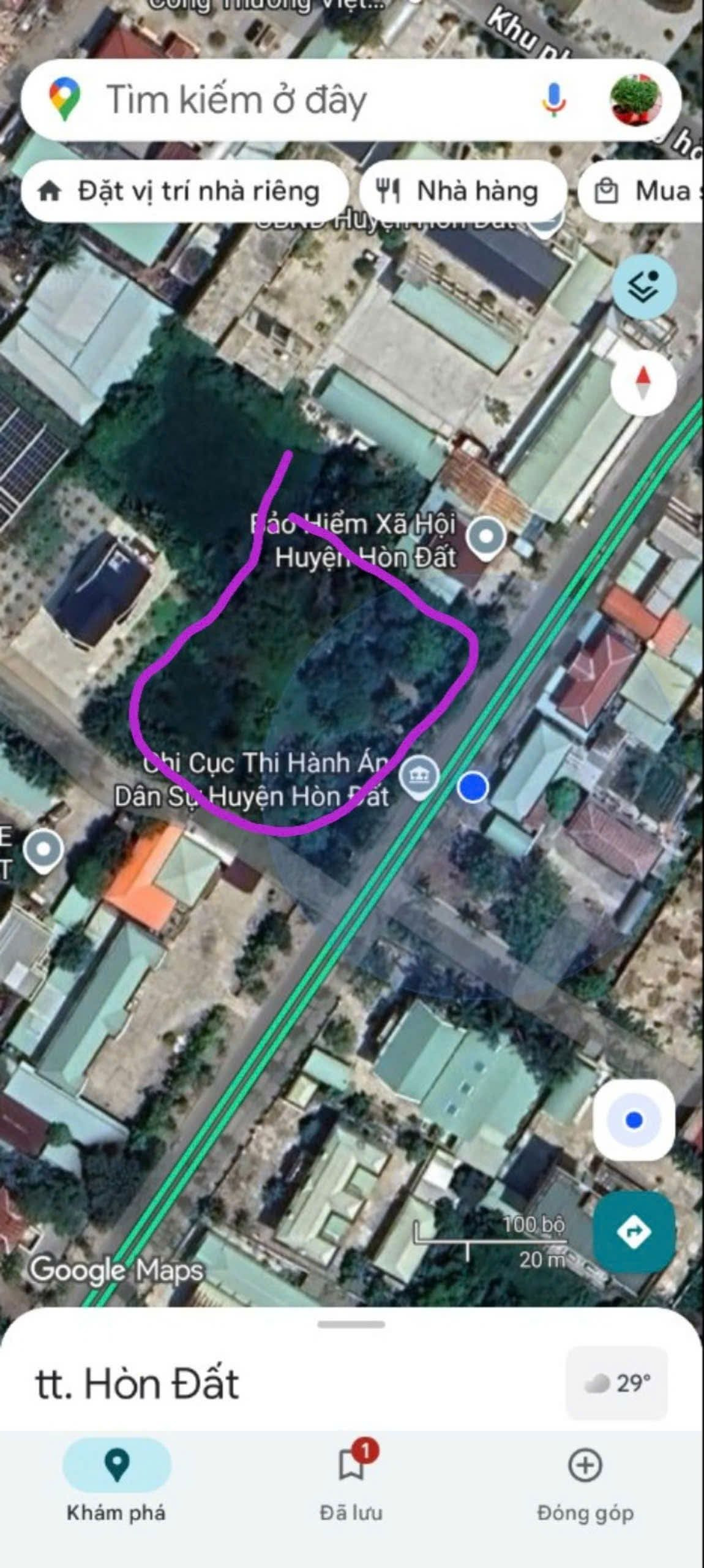 (Giá Thương lượng )Cần bán 3000m2 đất mặt tiền Trung tâm Thị Trấn Hòn Đất tỉnh Kiên Giang (nay là Xã Hòn Đất tỉnh An Giang