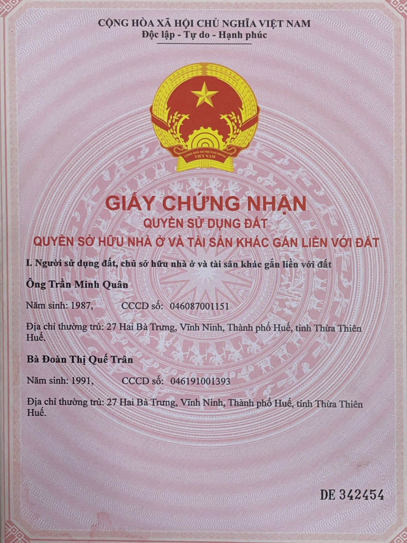 Bán đất 127,4m² ngang 5,81m giá 680 triệu Xã Vĩnh Linh