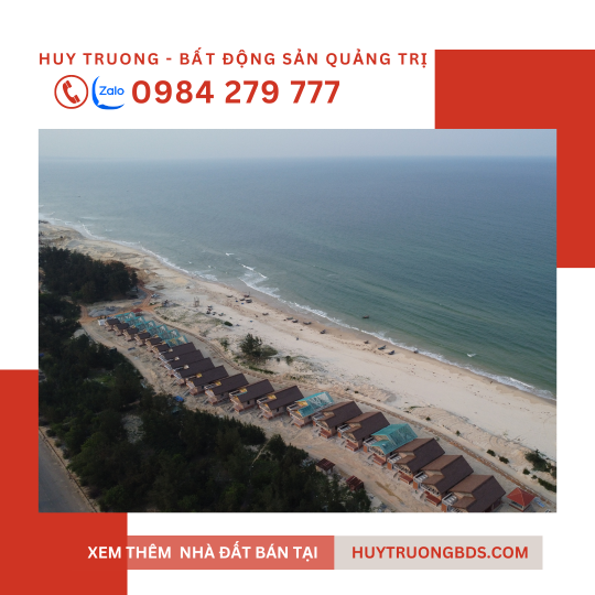 Bán đất mặt tiền đường Quốc phòng, view biển, ngay dự án T&T Resort Gio Hải