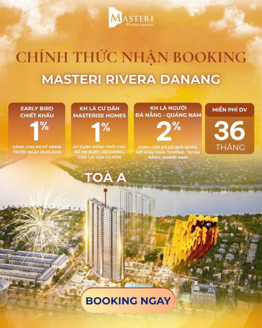 Không Gian Sống Chuẩn 5 Sao Tại Căn Hộ Masteri Đà Nẵng