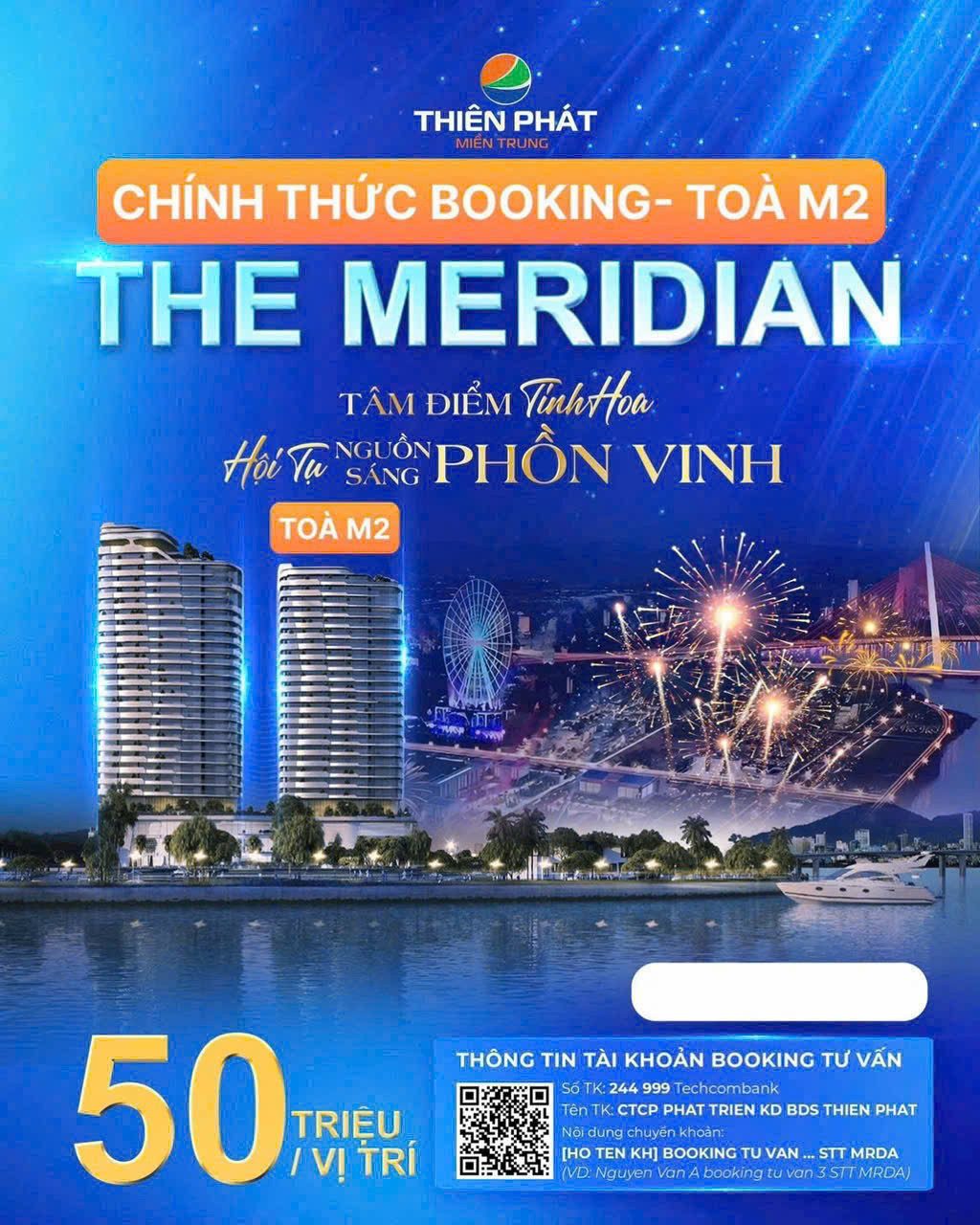 🔥 CHÍNH THỨC NHẬN BOOKING TÒA M2 THE MERIDIAN 🔥