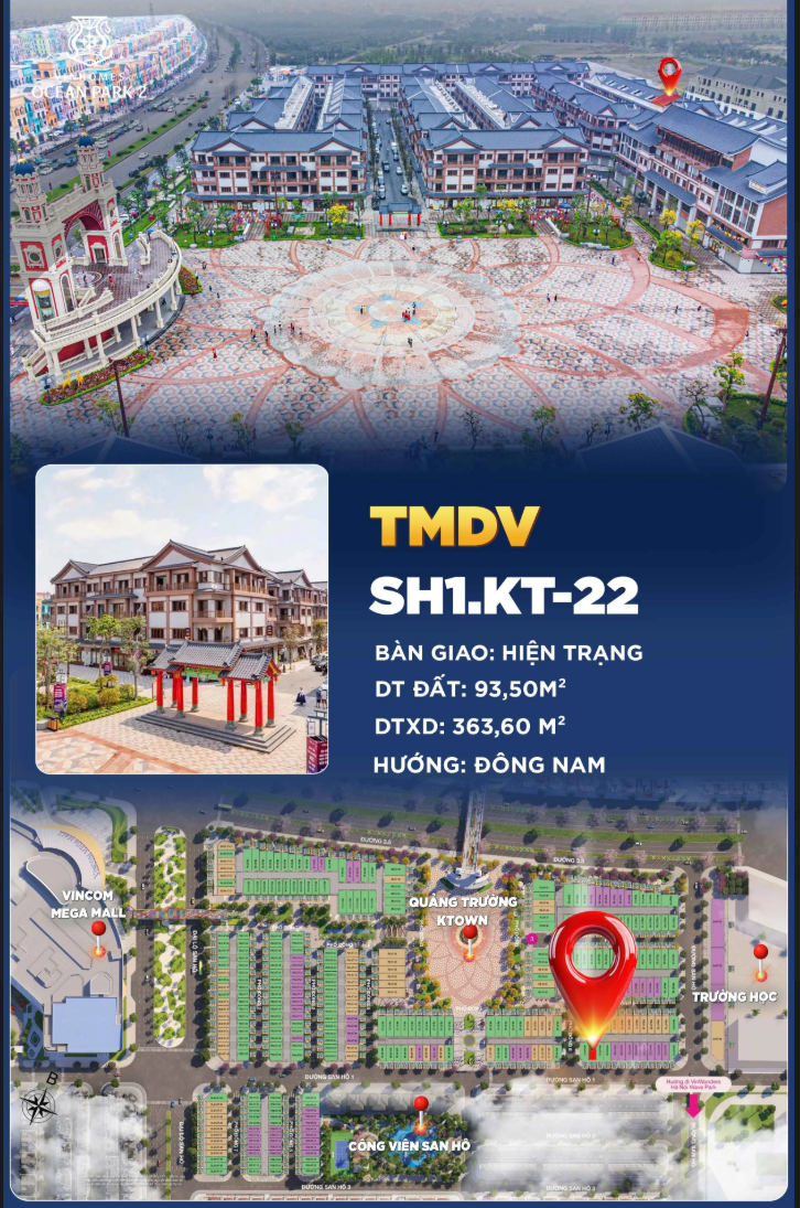 🔥 TMDV ĐÔNG NAM – SẢN PHẨM DÒNG TIỀN 363M² SIÊU TIỀM NĂNG