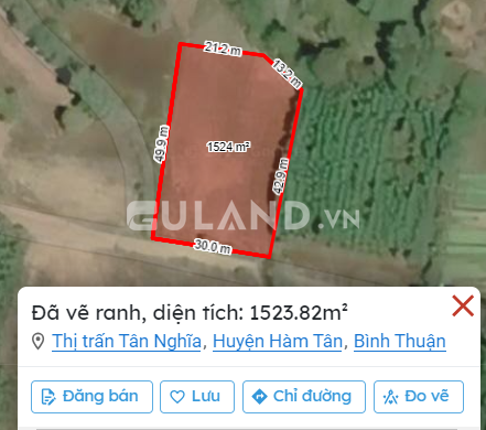 BÁN ĐẤT SÀO THỊ TRẤN CÓ QH ĐẤT Ở ONT (2030)