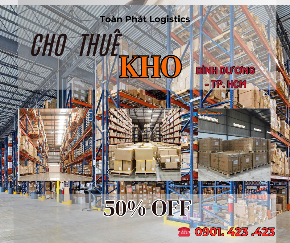 Toàn Phát Logistics cho thuê kho đa dạng diện tích