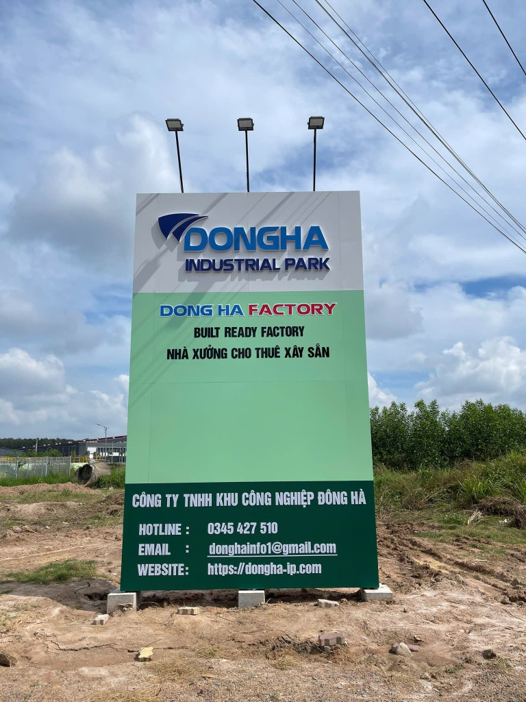 Công ty TNHH KCN Đông Hà cho thuê kho xưởng mới xây giá cạnh tranh.
