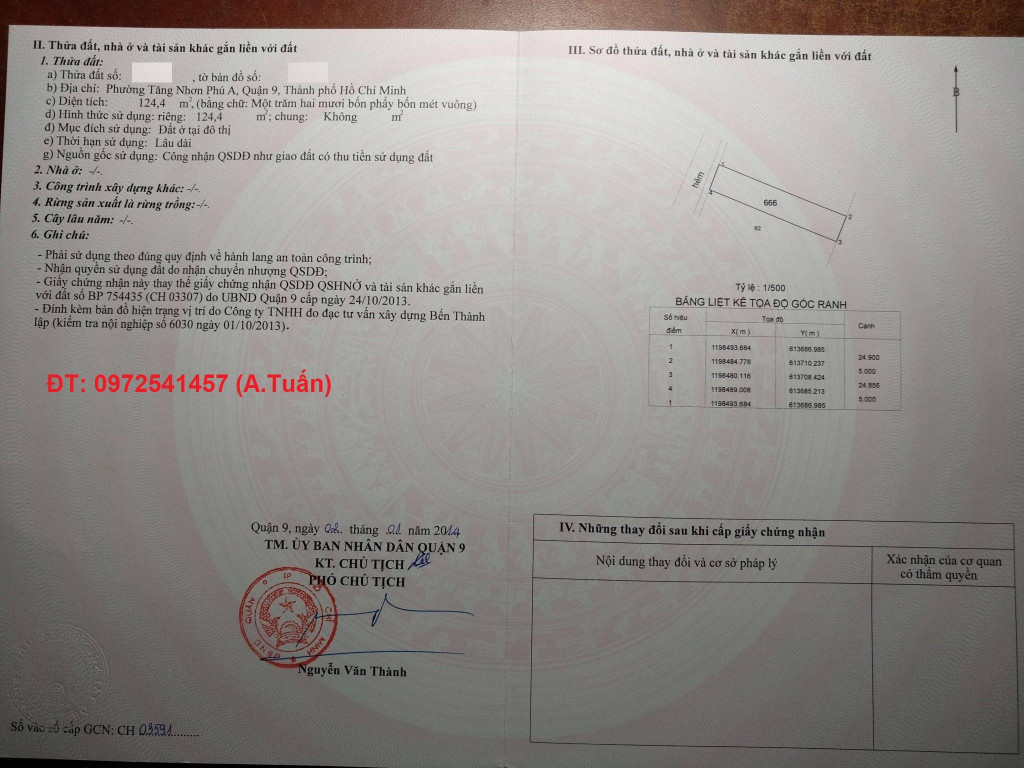 ĐẤT VIEW MẶT SÔNG VÀ CÔNG VIÊN, DT: 5 X 25M=125M2 ĐƯỜNG 160 VÀ 182, TĂNG NHƠN PHÚ A, Q9.