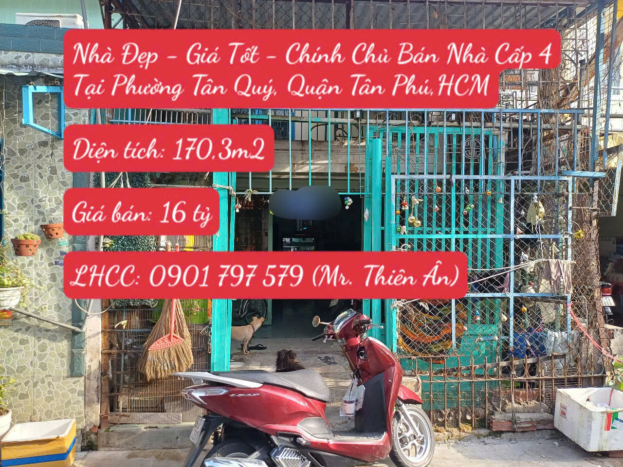 Nhà Đẹp - Giá Tốt - Chính Chủ Bán Nhà Cấp 4 Tại Phường Tân Quý, Quận Tân Phú, Hồ Chí Minh