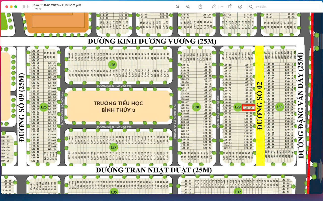 NỀN ĐẸP HƯỚNG ĐÔNG NAM KDC NGÂN THUẬN GIÁ CHỈ 2.0xx