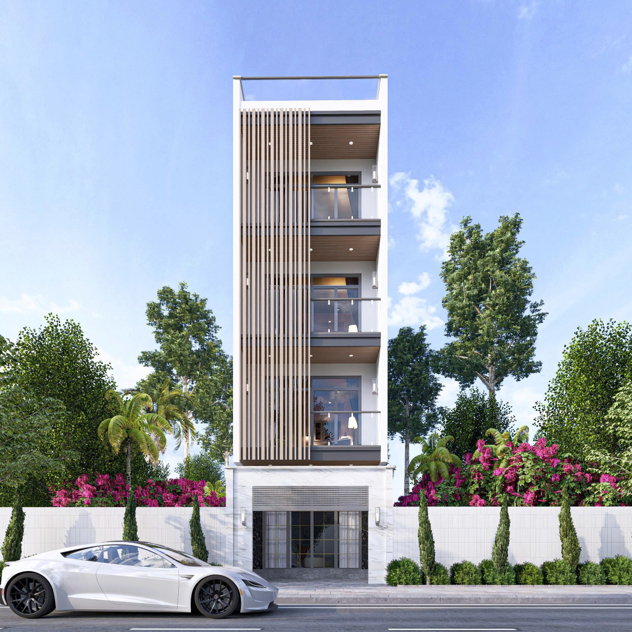 Cho Thuê Nguyên Căn Nhà Mặt Tiền Đường Số 2 Thủ Đức DT 5x30 Có Thang Máy Tiện Kinh Doanh Văn Phòng