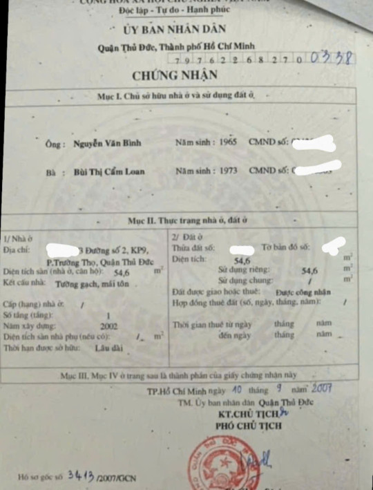Bán nhà hẻm ôtô 4ty750 Trường Thọ