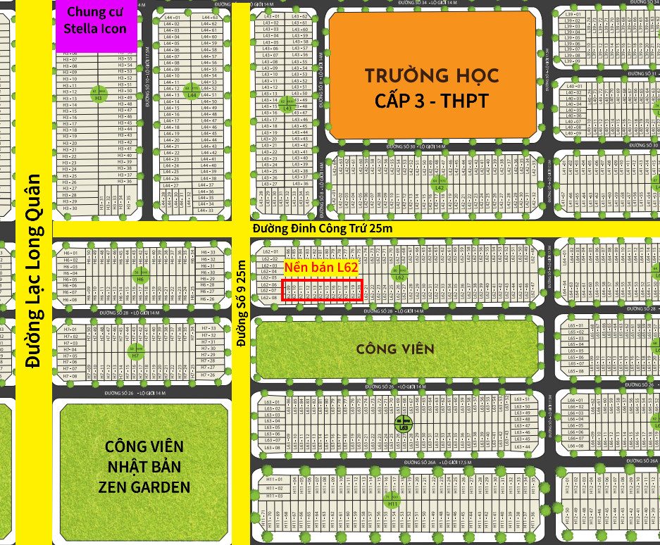 Bán nền đẹp - vị trí đẹp view công viên - KDC Ngân Thuận (Stella Mega City)