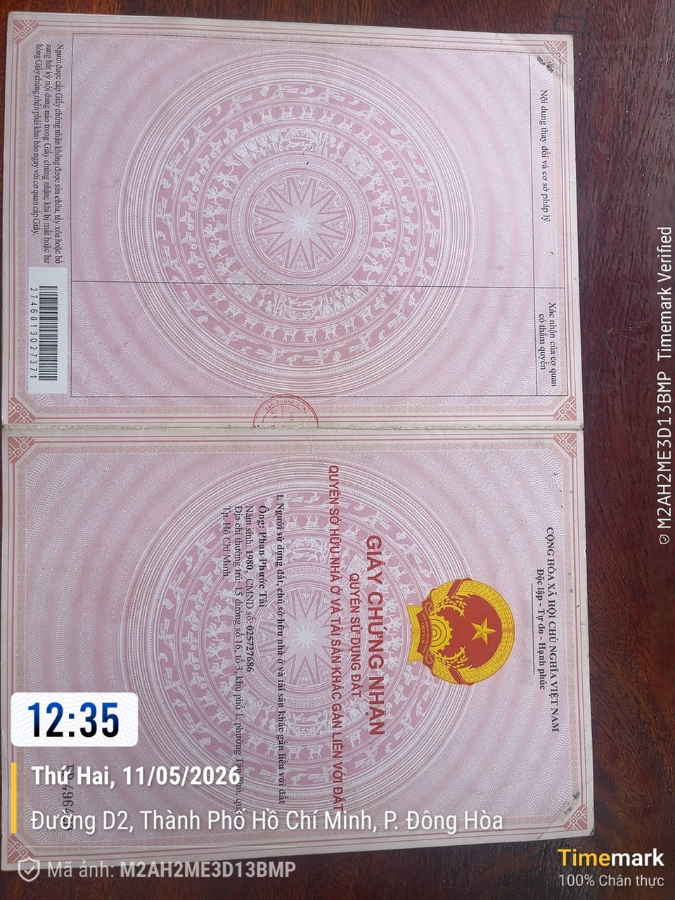 Đất trung tâm Phường An Lạc, Hồ Chí Minh