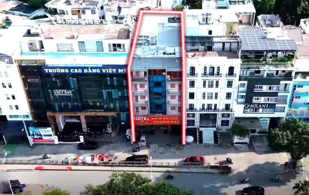 Bán khách sạn trung Sơn 12x40m (480m² ). Dòng tiền 3 tỷ/năm. 6 tầng + hầm 55 phòng. 89 tỷ