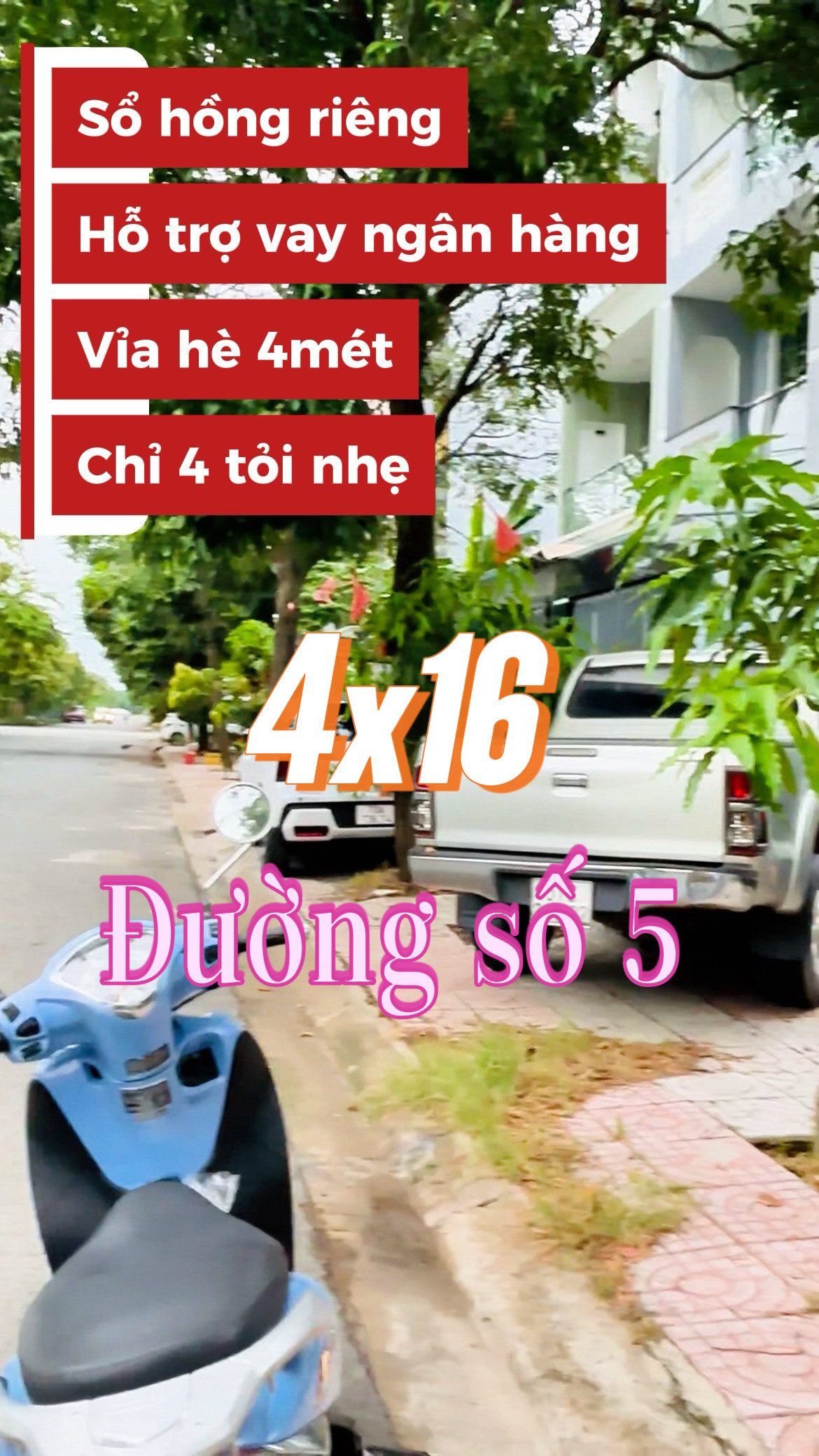 Bán gấp lô đất mặt tiền đường số 5 khu dân cư vĩnh lộc B ngay siêu thị sổ hồng riêng
