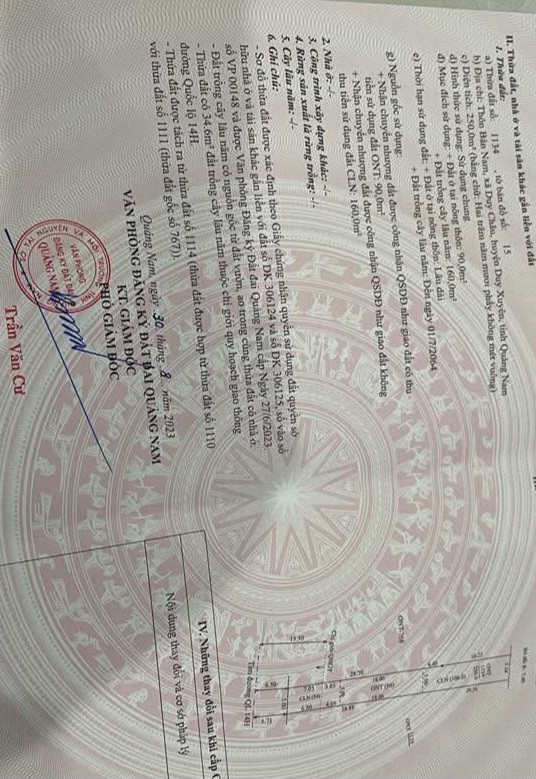 Bán lô đất Đường QL 14h