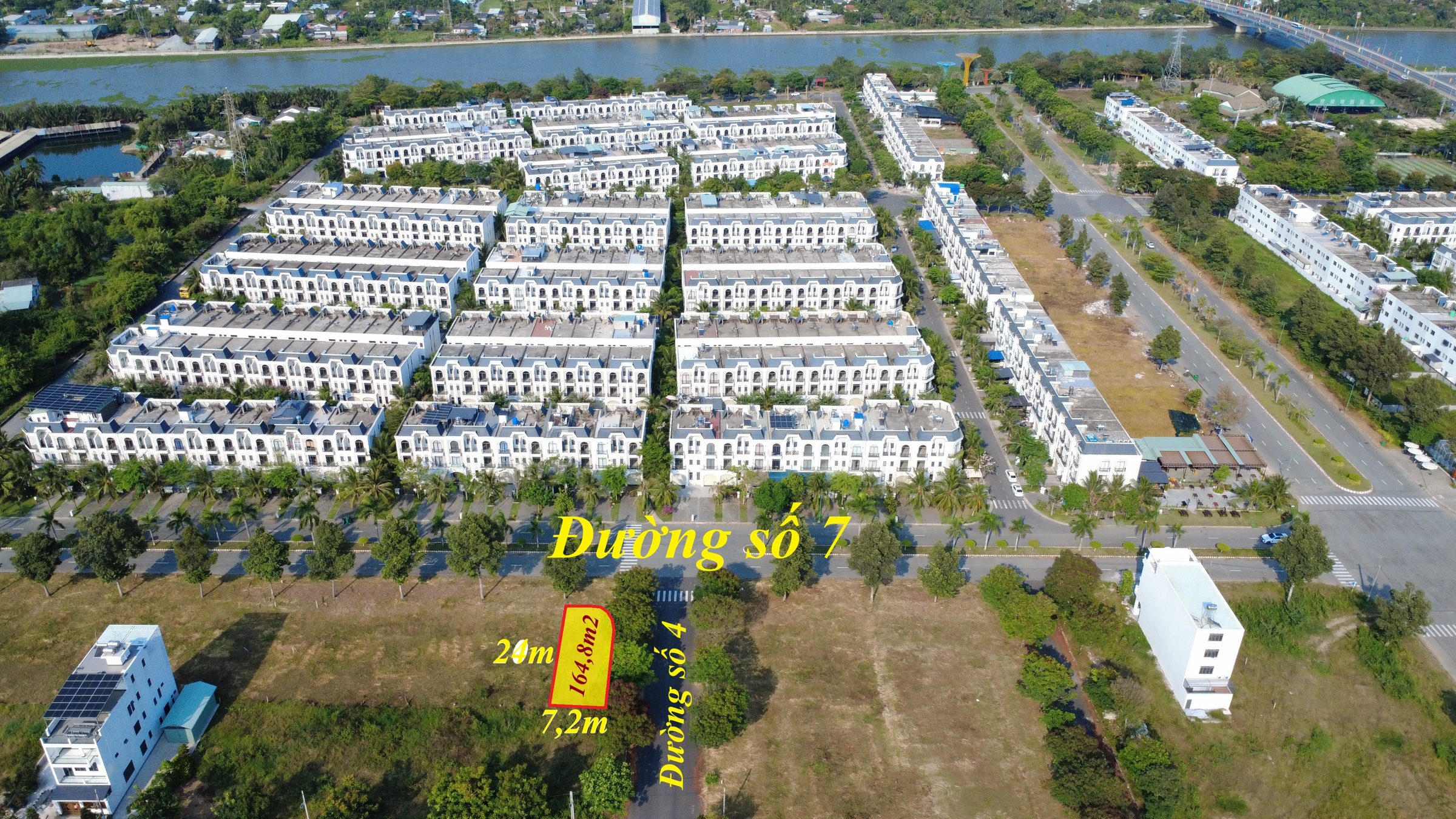 NỀN GÓC MẶT TIỀN ĐƯỜNG ĐÔI – NGAY KHU AEON TÂN AN