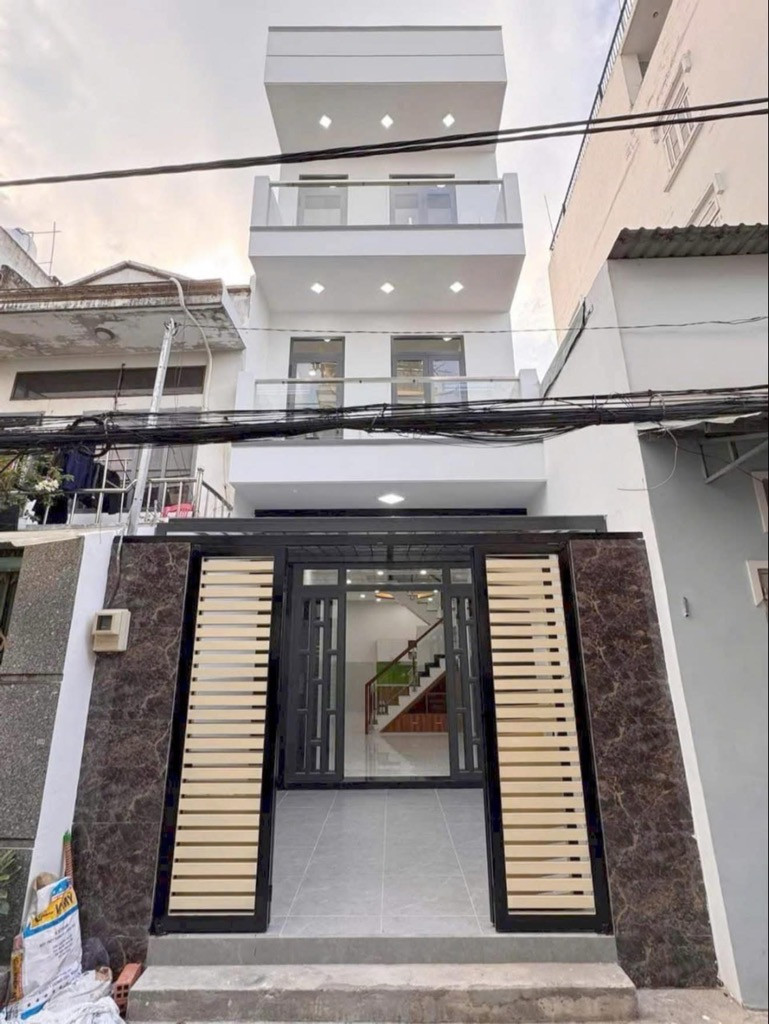 Nhỉnh 5 tỷ - nhà mới 3 tầng - 60m2 - 4x15 - Mặt tiền KD ngay Tân Phú, Bình Long, Văn Cao